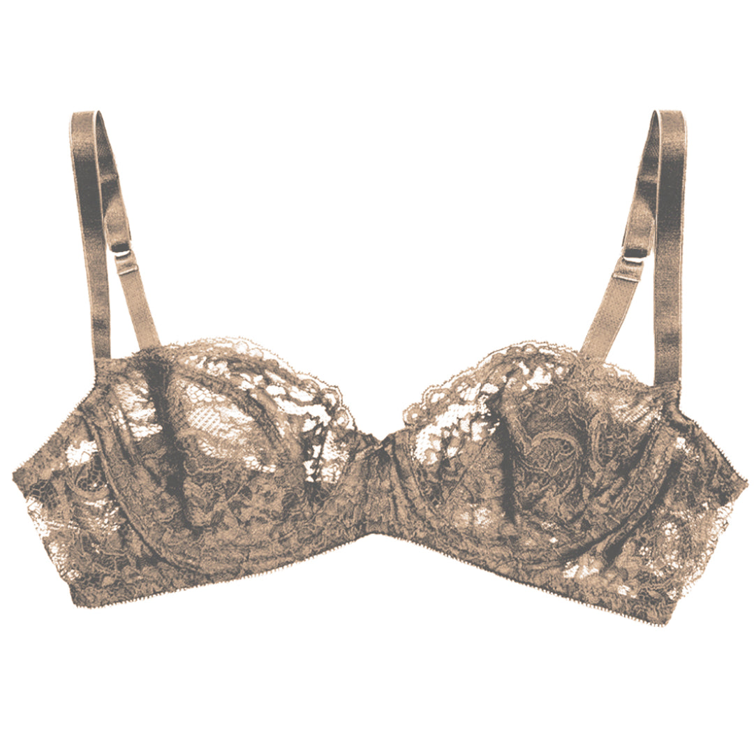 Reggiseno demi in pizzo italiano