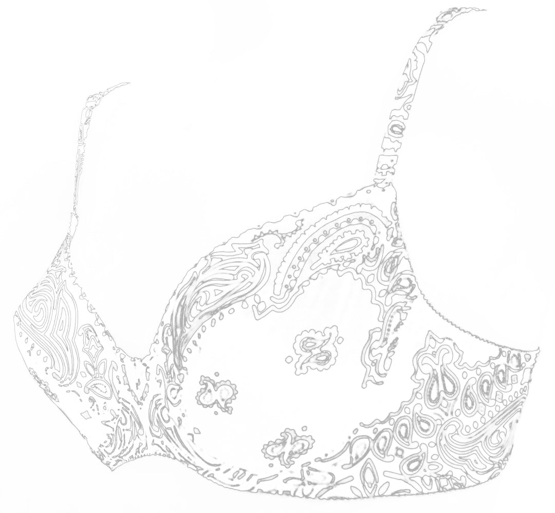 Bandanna Print Bra - DEBORAH MARQUIT