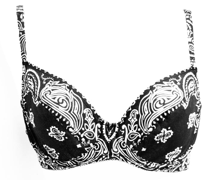 Bandanna Print Bra - DEBORAH MARQUIT