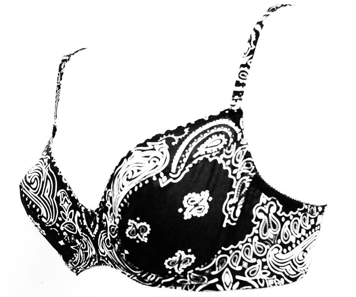 Bandanna Print Bra - DEBORAH MARQUIT